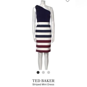 Ted Baker Stripe Mini Dress